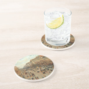 Boulevard Montmartre-Eremitage Camille Pissarro Coaster