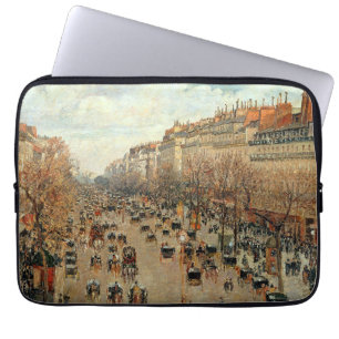Boulevard Montmartre-Eremitage Camille Pissarro Laptop Sleeve