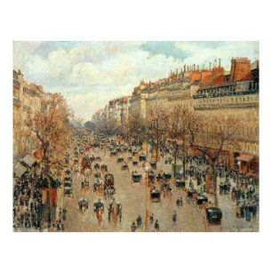 Boulevard Montmartre-Eremitage Camille Pissarro Photo Print