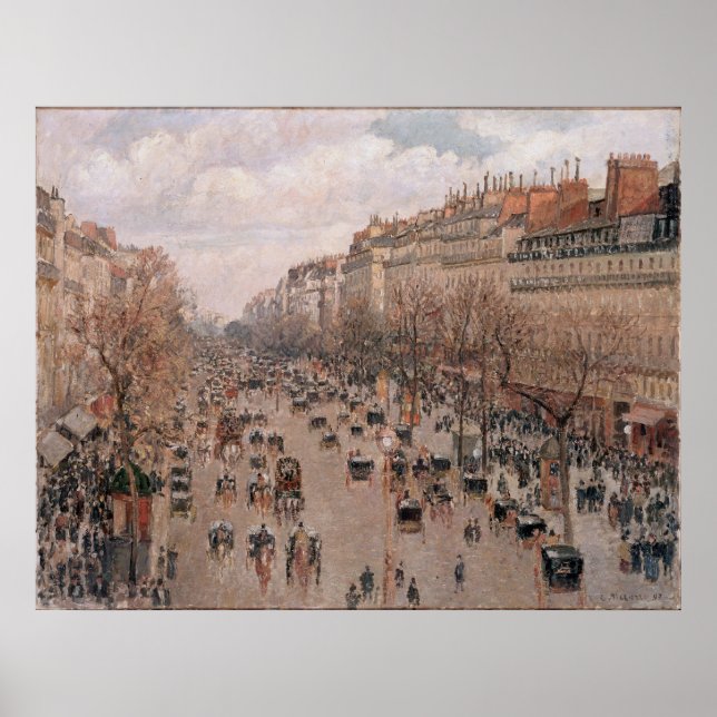 Boulevard Montmartre Poster (Front)
