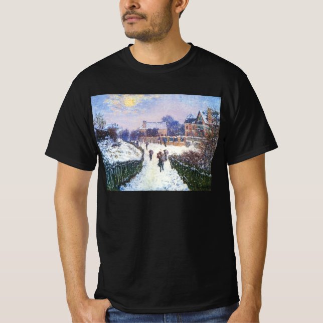 Boulevard Saint Denis Argenteuil by Claude Monet T-Shirt (Front)
