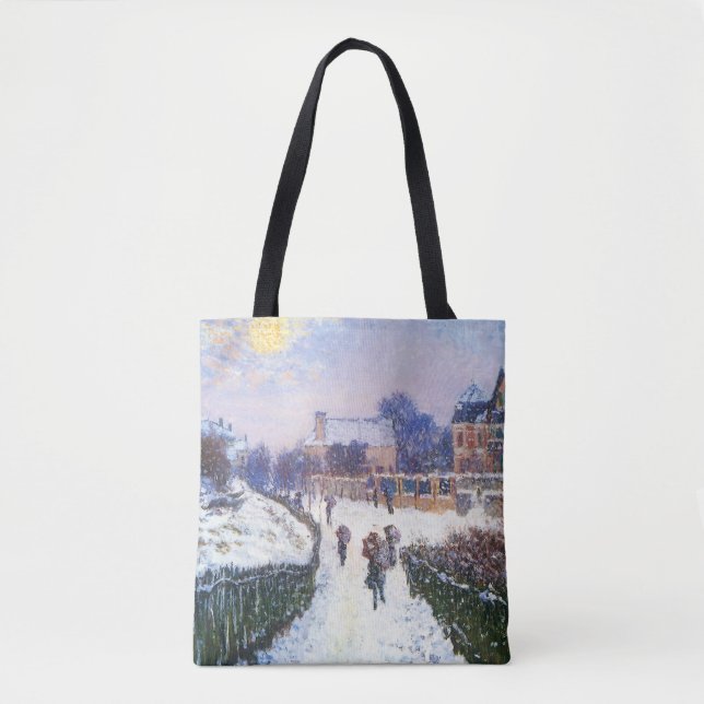 Boulevard Saint Denis Argenteuil by Claude Monet Tote Bag (Front)