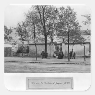 Boulevard Saint-Jacques Square Sticker