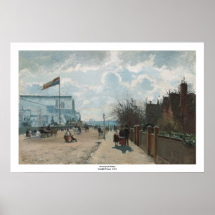 Boulevarde Montmartre at Night ~ Camille Pissarro Poster