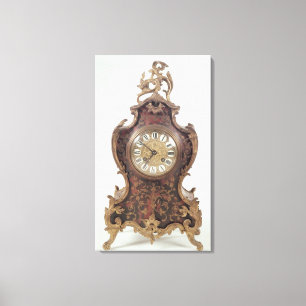 Boulle bracket clock by A.Brocot Delettrez Canvas Print