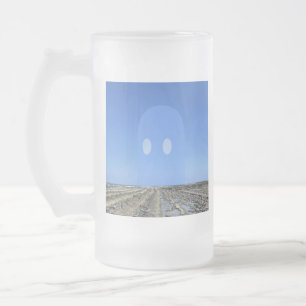 bouman148 giant＃1 frosted glass beer mug