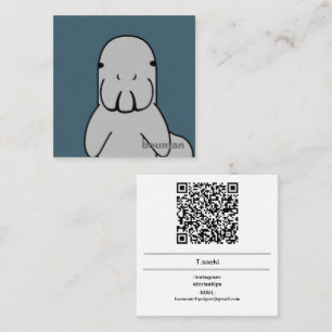 bouman446 manatee square business card