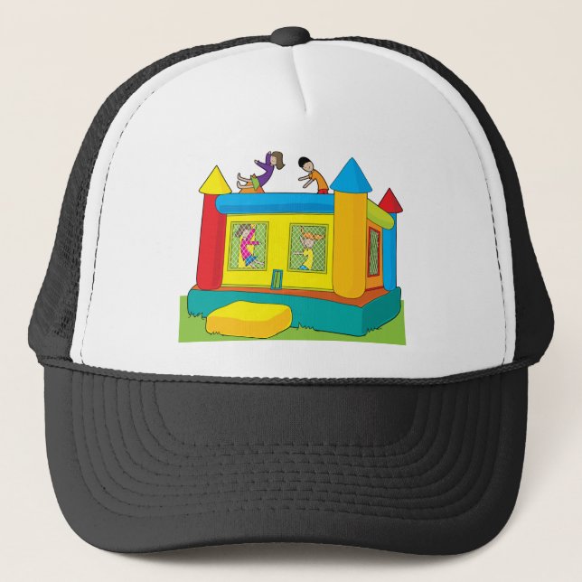 Bounce Castle Kids Trucker Hat (Front)