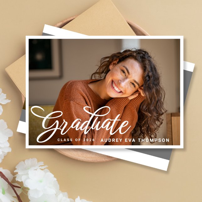 Bounce Graduate Photo Invitation (Creator Uploaded)