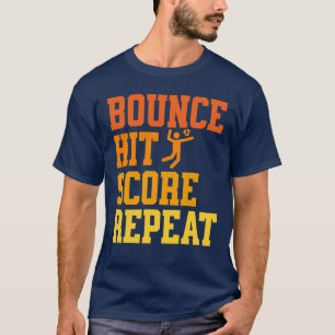 Bounce Hit Score Repeat Spikeball T-Shirt