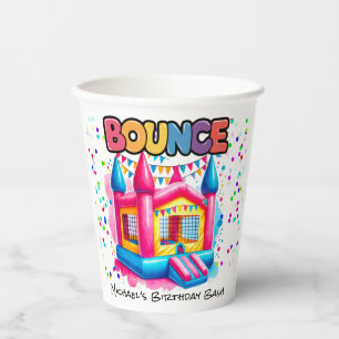 Bounce House Birthday Bash Paper Cups
