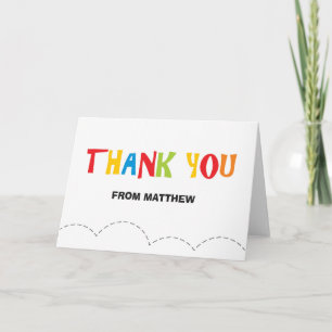 Bounce House Birthday Party Thank You Card