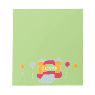 Bounce House/castle custom children's design Notepad