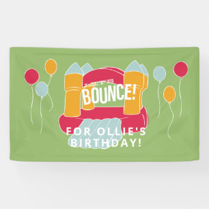Bounce House/castle party design Banner