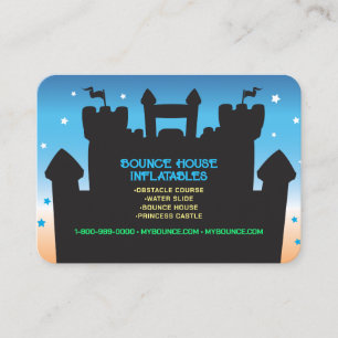BOUNCE HOUSE INFLATABLES PARTY Your Business Cards