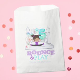 Bounce House Jump Play Fifth Birthday Favour Bags