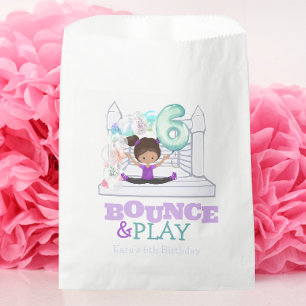 Bounce House Jump Sixth Birthday  Favour Bags