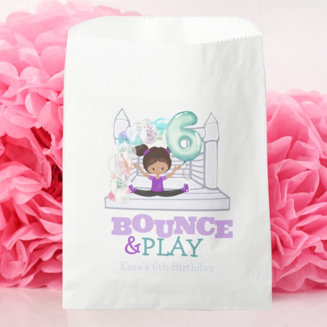 Bounce House Jump Sixth Birthday  Favour Bags (Creator Uploaded)