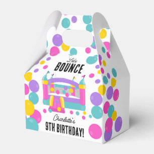 Bounce House Jumping Castle Girls Birthday Party Favour Box