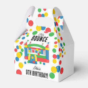 Bounce House Jumping Castle Kids Birthday Party Favour Box