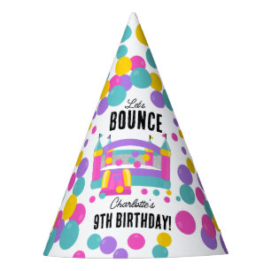 Bounce House Jumping Castle Kids Birthday Party Hat
