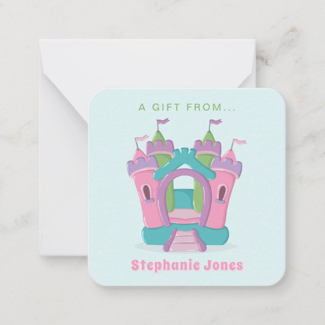 Bounce House Party Card (Front)