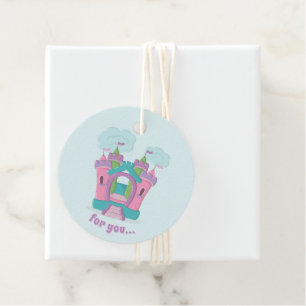 Bounce House Party Favour Tags