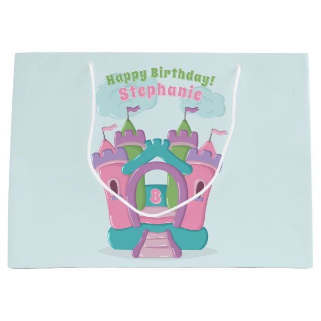 Bounce House Party Large Gift Bag (Front)