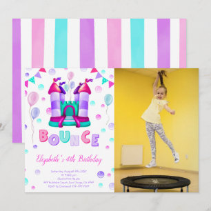 Bounce Photo Invitation