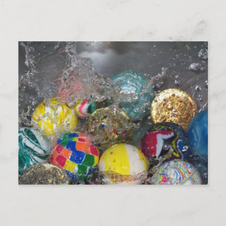 bouncy ball postcard