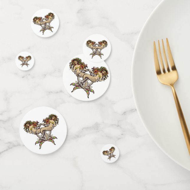 Bound Mermaids - Nautical Design for Ocean Lovers Confetti (Group)