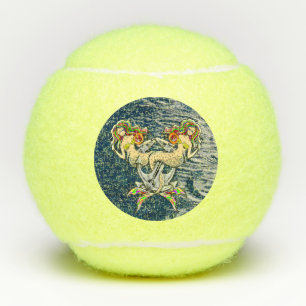 Bound Mermaids - Nautical Design for Ocean Lovers Tennis Balls