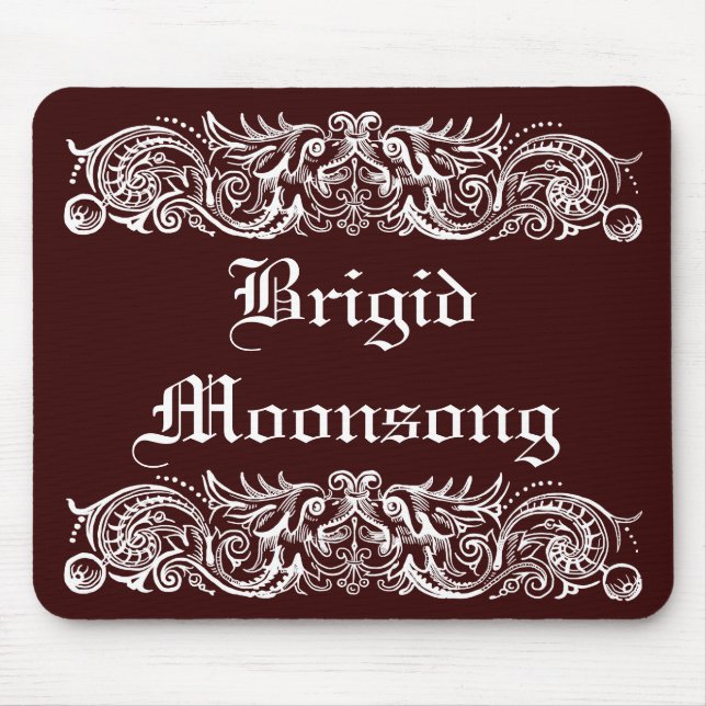 Bound Monsters White Print Mousepad (Front)