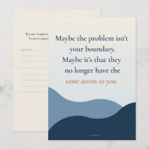 Boundaries Can Change Access