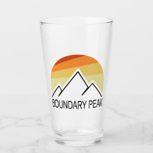 Boundary Peak Nevada Retro Glass