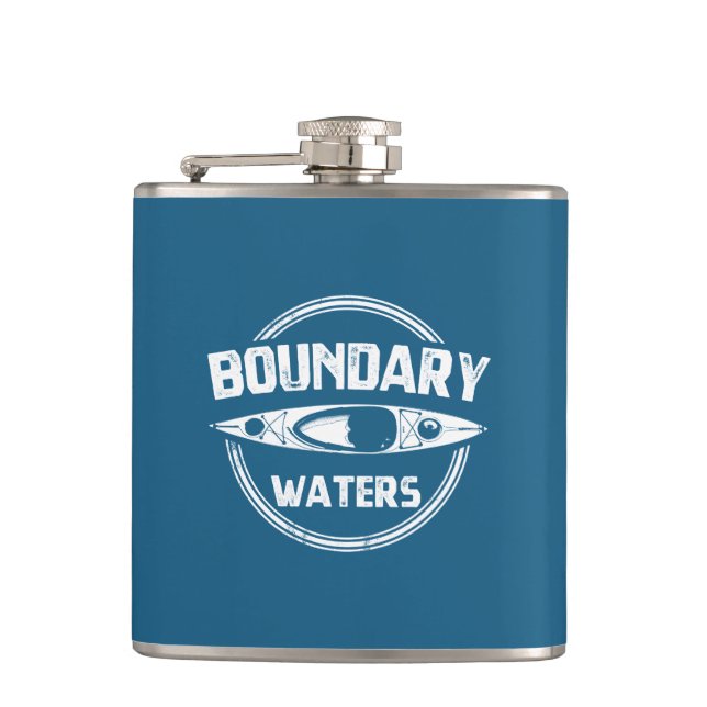 Boundary Waters Hip Flask (Front)