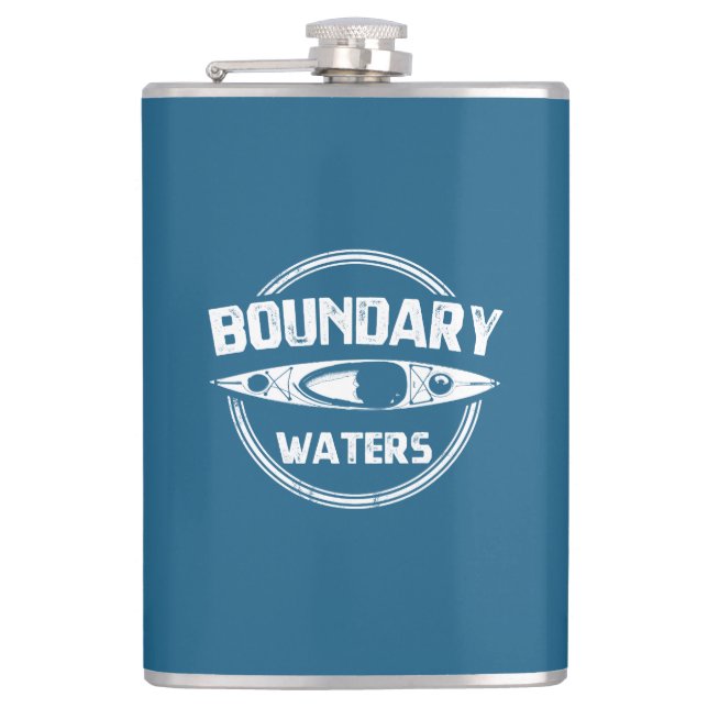 Boundary Waters Hip Flask (Front)