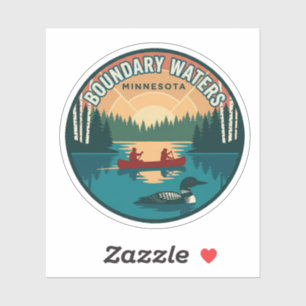 Boundary Waters Minnesota Travel Decal Sticker