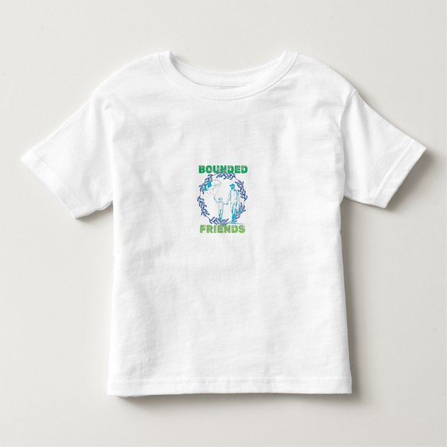 Bounded Friends walking together  Toddler T-Shirt (Front)