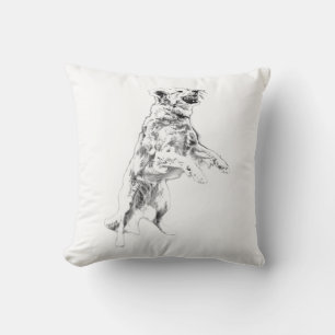 Bounding Through Fall Skies Cushion