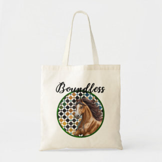 Boundless Horse Tote – Alhambra Geometric Art Bag