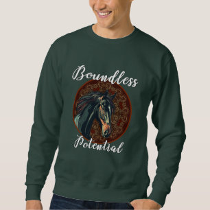 Boundless Potential Horse Sweatshirt – Majestic St