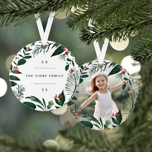 Bountiful Botanical | Personalised Photo Ornament (Creator Uploaded)