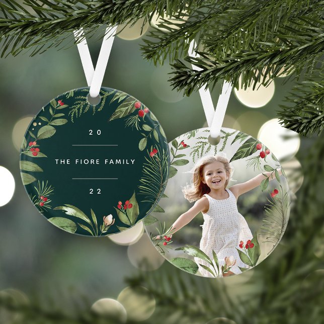 Bountiful Botanical | Personalised Photo Ornament (Creator Uploaded)