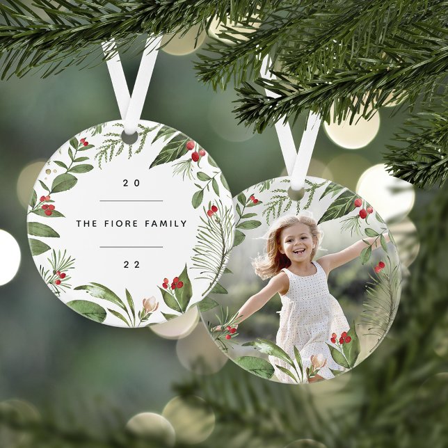 Bountiful Botanical | Personalised Photo Ornament (Creator Uploaded)