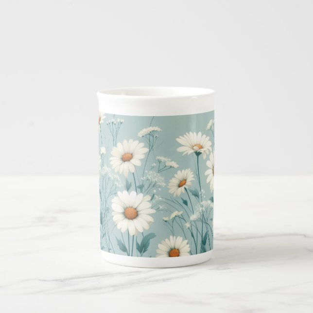 Bountiful Daisy's  Bone China Mug (Front)