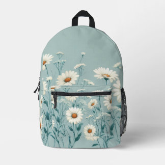 Bountiful Daisy's Printed Backpack