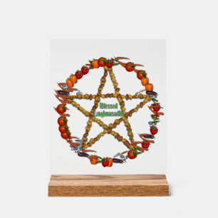 Bountiful Harvest Acrylic Sign