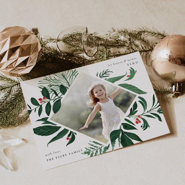 Bountiful Holiday Photo Card | Forest (Creator Uploaded)
