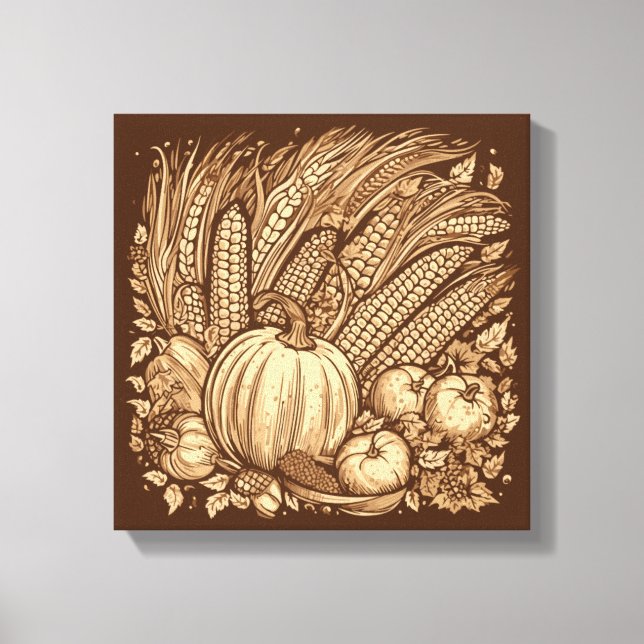 Bountiful Joy Canvas Print (Front)